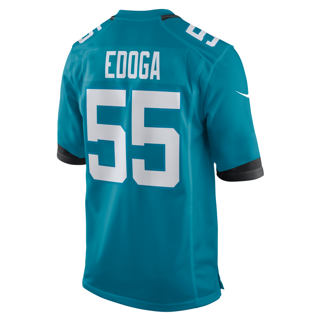 Chuma Edoga Jacksonville Jaguars Nike Team Game Jersey -  Teal
