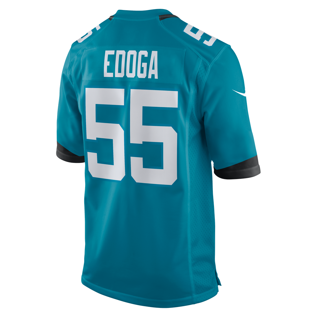 Chuma Edoga Jacksonville Jaguars Nike Team Game Jersey -  Teal