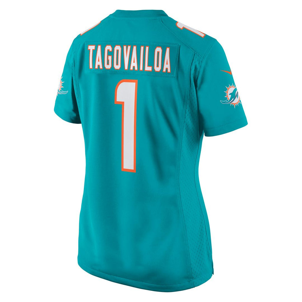 Tua Tagovailoa Miami Dolphins Nike Women's  Game Jersey -  Aqua