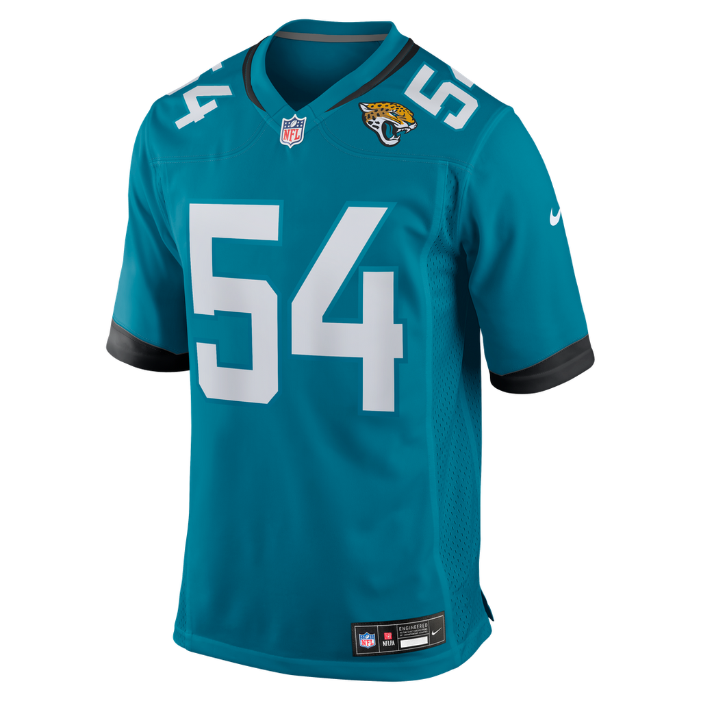 Jack Kiser Jacksonville Jaguars Nike Team Game Jersey -  Teal
