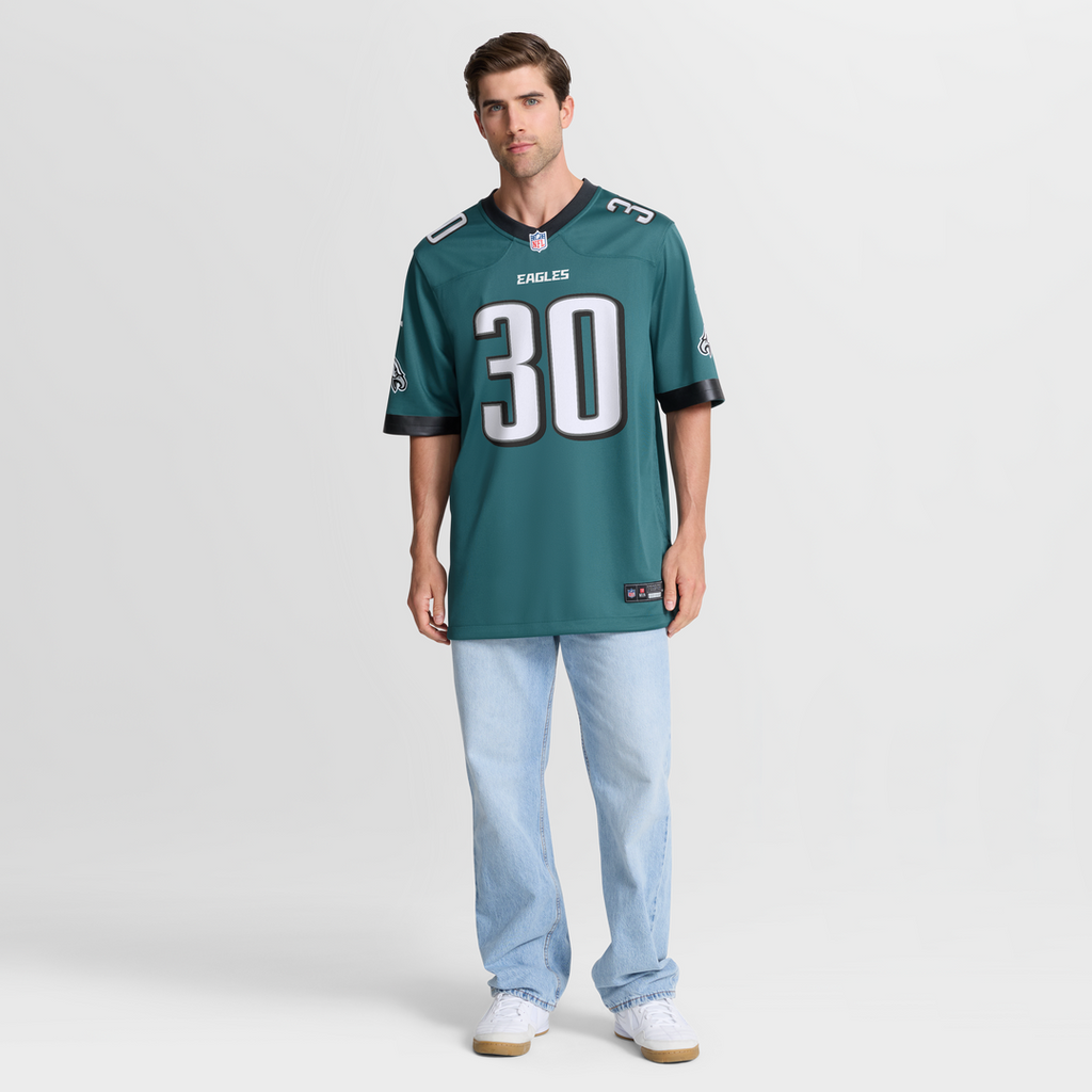 Jihaad Campbell Philadelphia Eagles Nike Game Player Jersey - Green