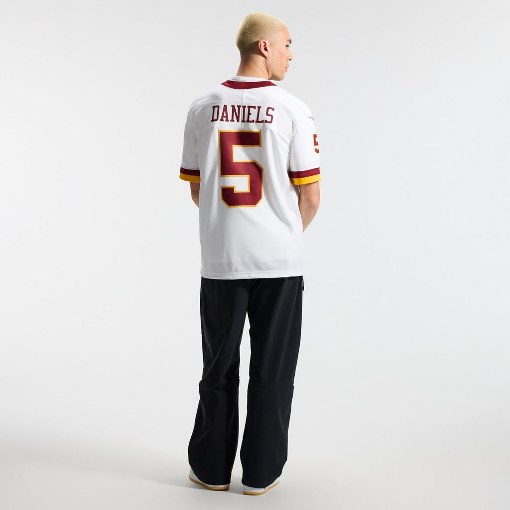 Jayden Daniels Washington Commanders Nike Vapor F.U.S.E. Stitched Limited Jersey - White