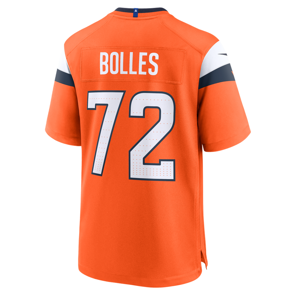 Garett Bolles Denver Broncos Nike Team Game Jersey -  Orange