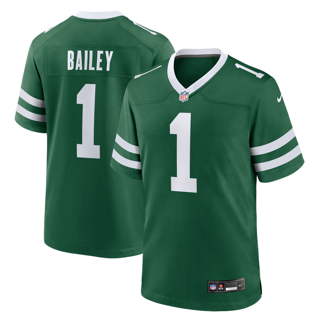 David Bailey New York Jets Nike 2026 NFL Draft First Round Pick No. 2 Team Game Jersey - Legacy Green