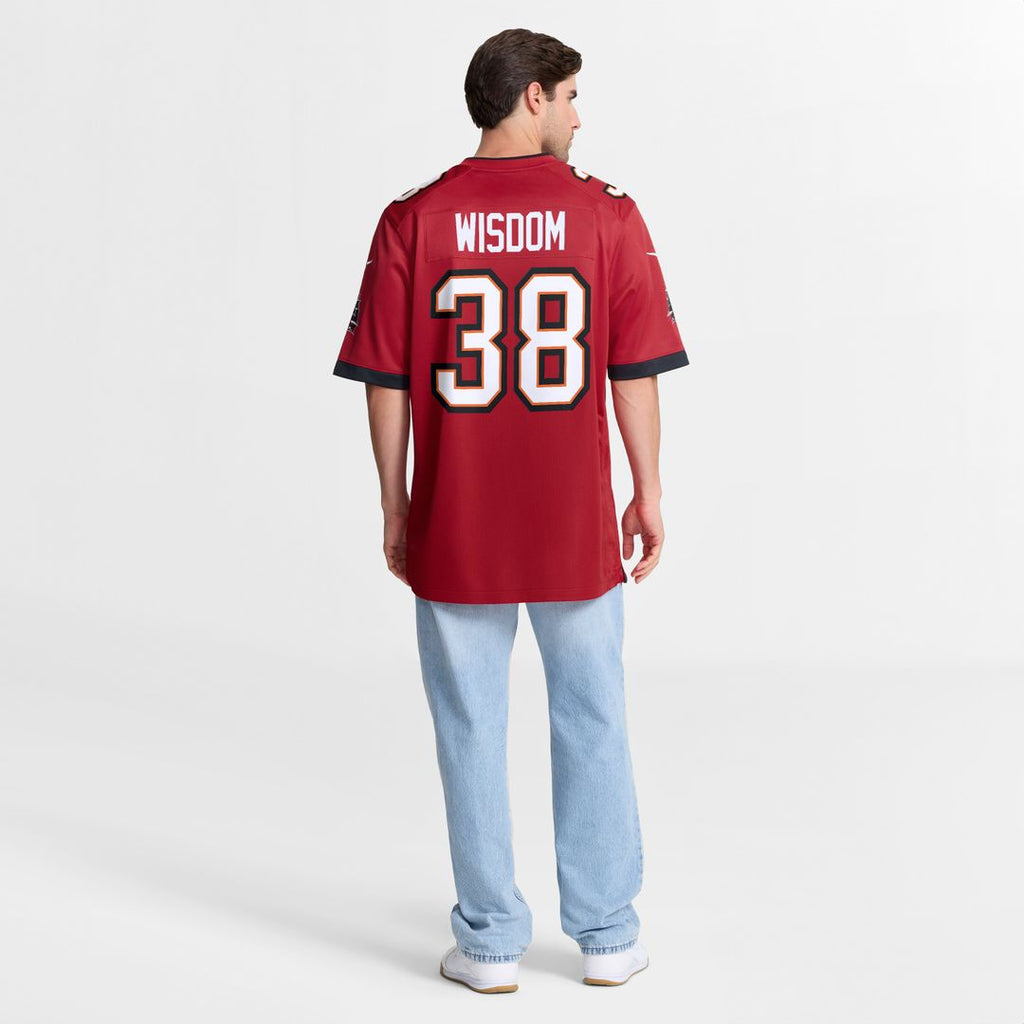 Rashad Wisdom Tampa Bay Buccaneers Nike Team Game Jersey -  Red