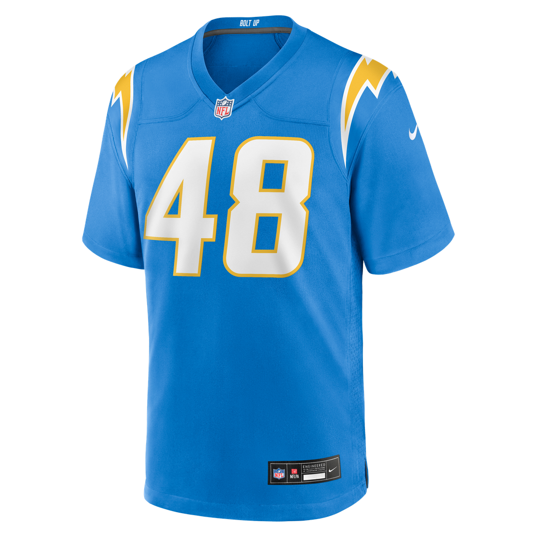 Bud Dupree Los Angeles Chargers Nike Team Game Jersey -  Powder Blue
