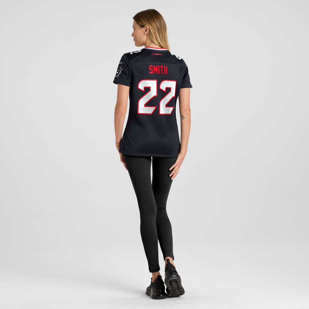 Jaylin Smith Houston Texans Nike Women's Team Game Jersey -  Navy