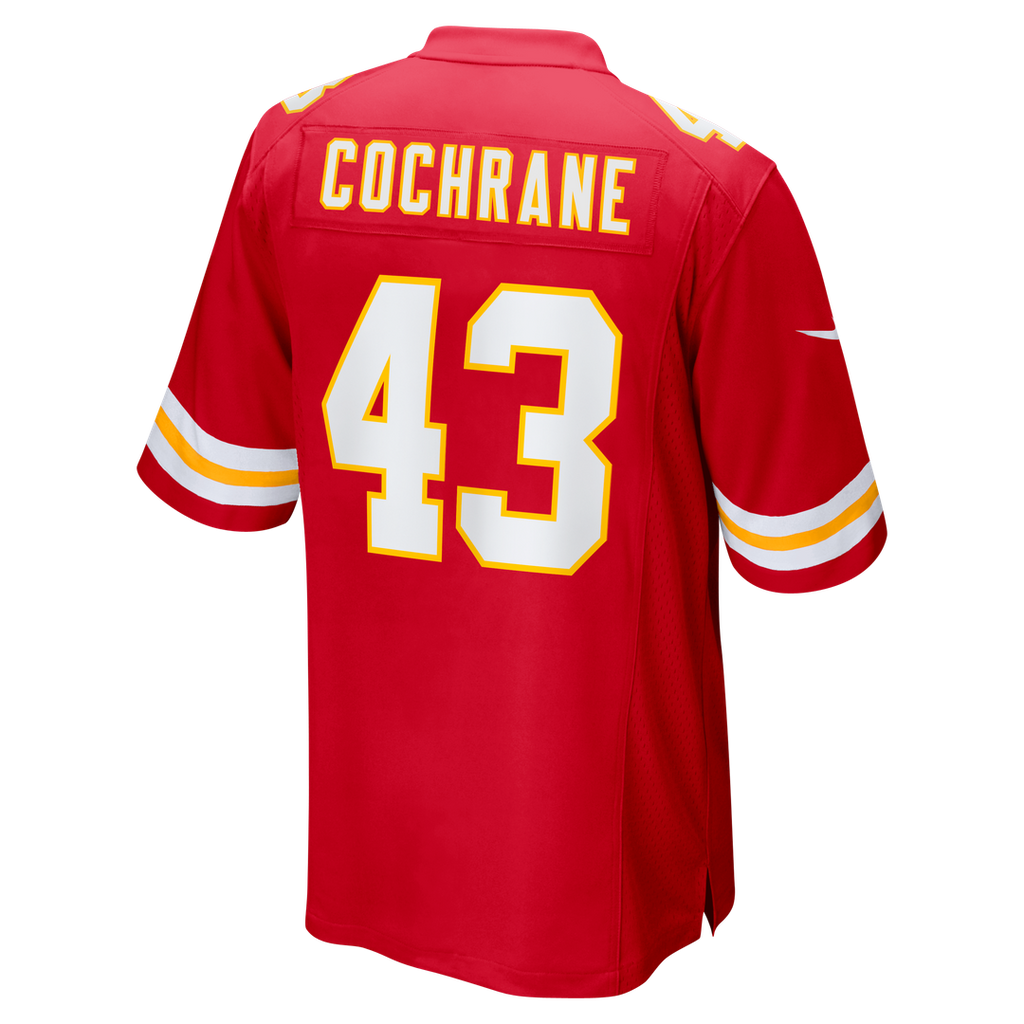 Jack Cochrane Kansas City Chiefs Nike Game Player Jersey - Red