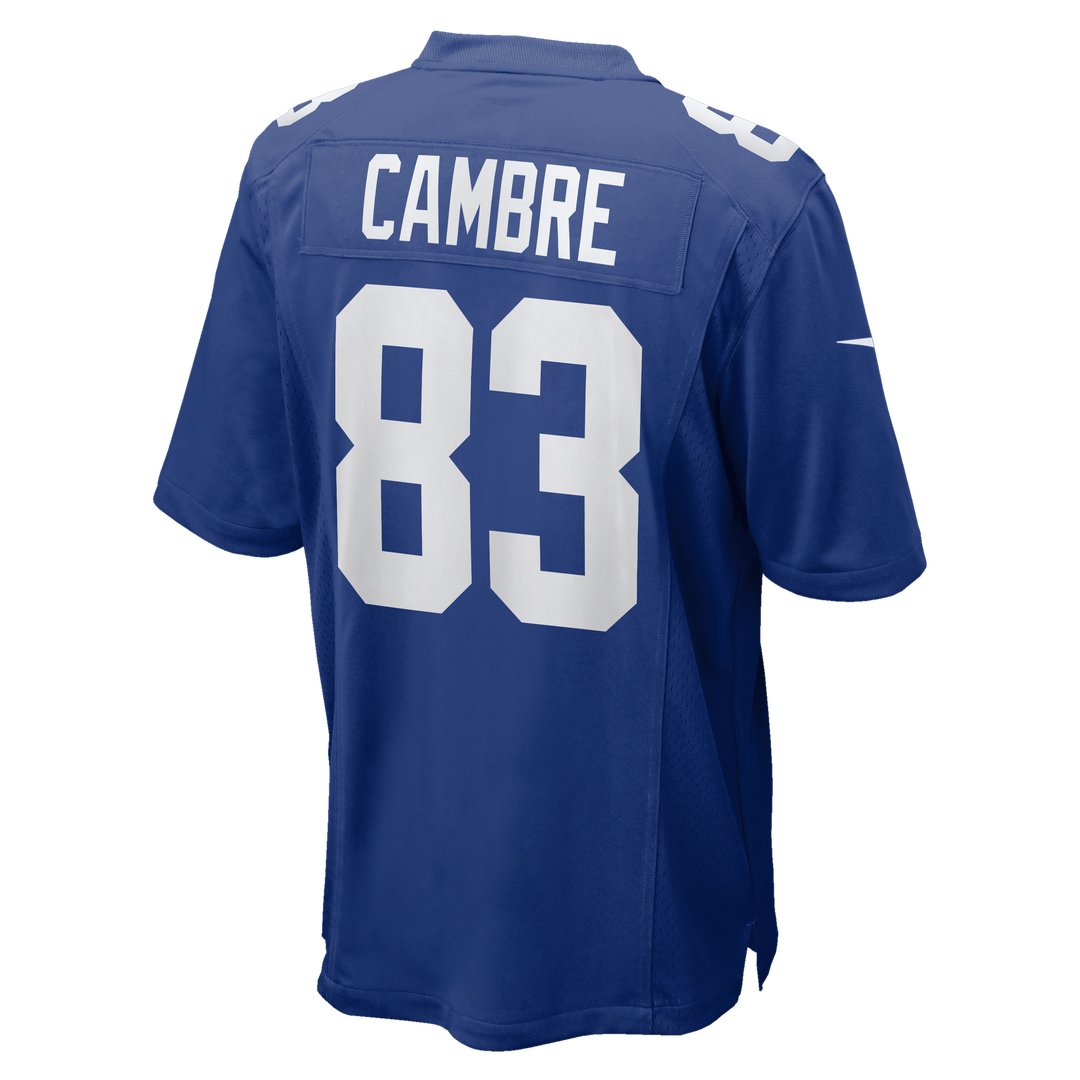 Dalen Cambre New York Giants Nike Team Game Jersey -  Royal
