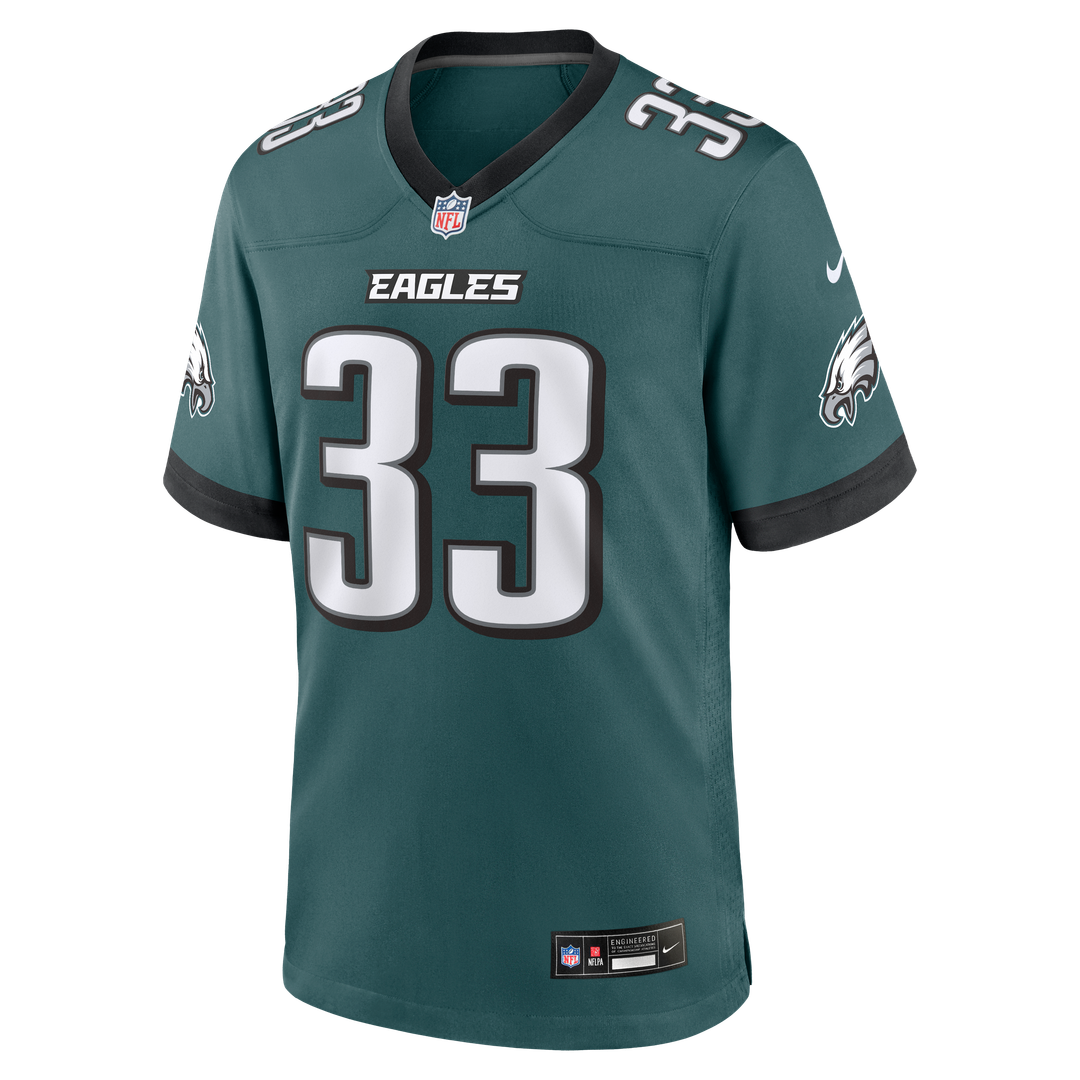 Cooper DeJean Philadelphia Eagles Nike Team Game Jersey -  Midnight Green
