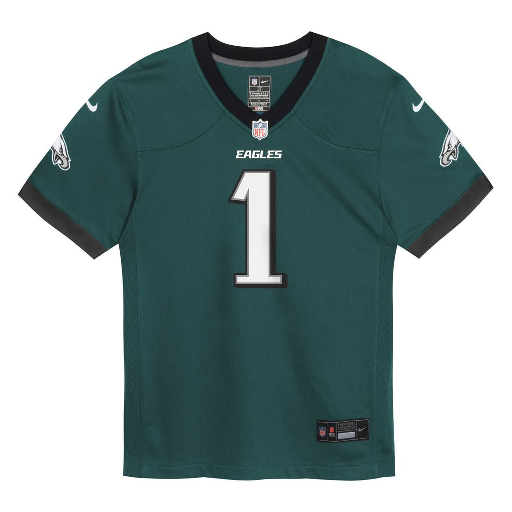 Jalen Hurts Philadelphia Eagles Nike Preschool Team Game Jersey - Midnight Green