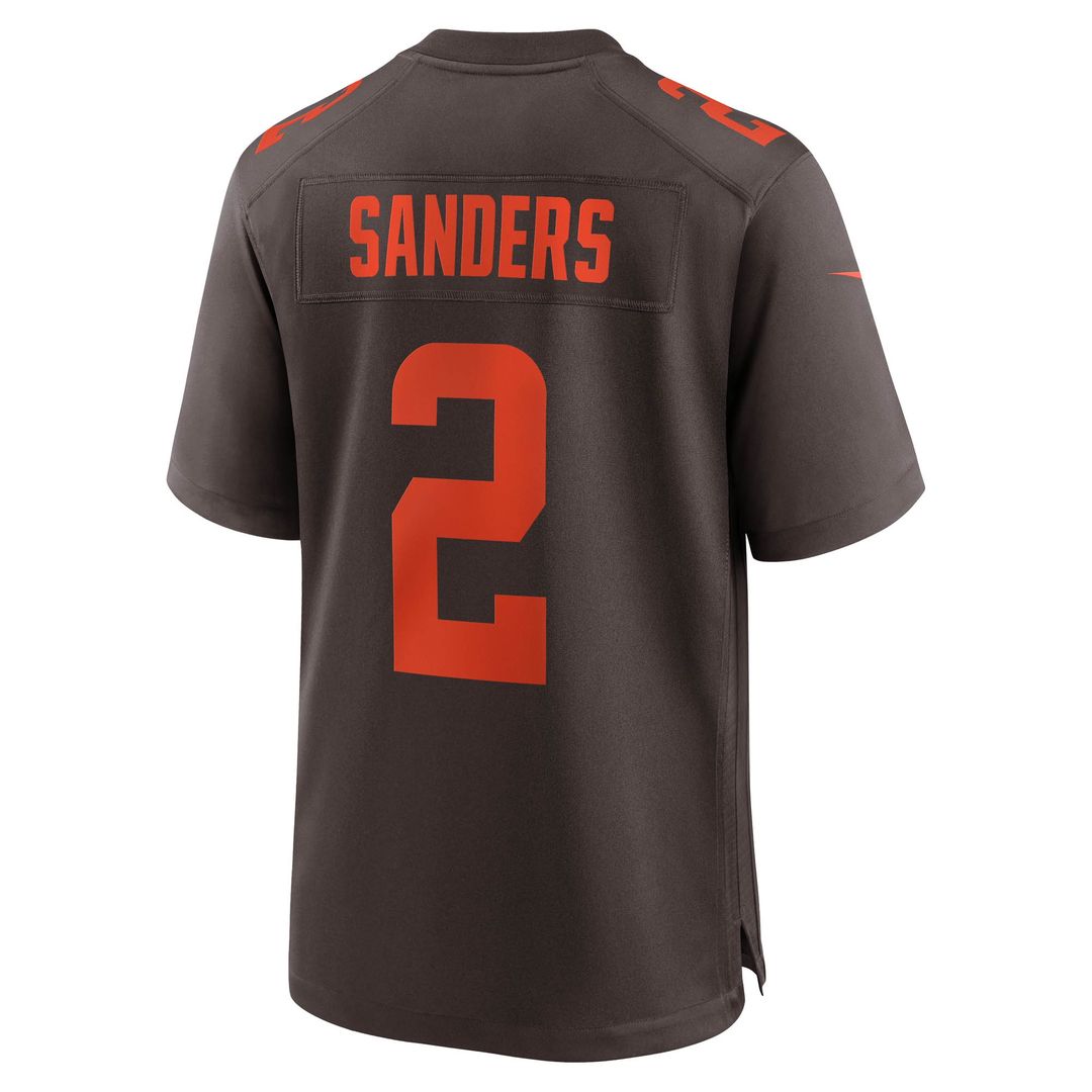 Shedeur Sanders Cleveland Browns Nike Alternate Game Jersey -  White