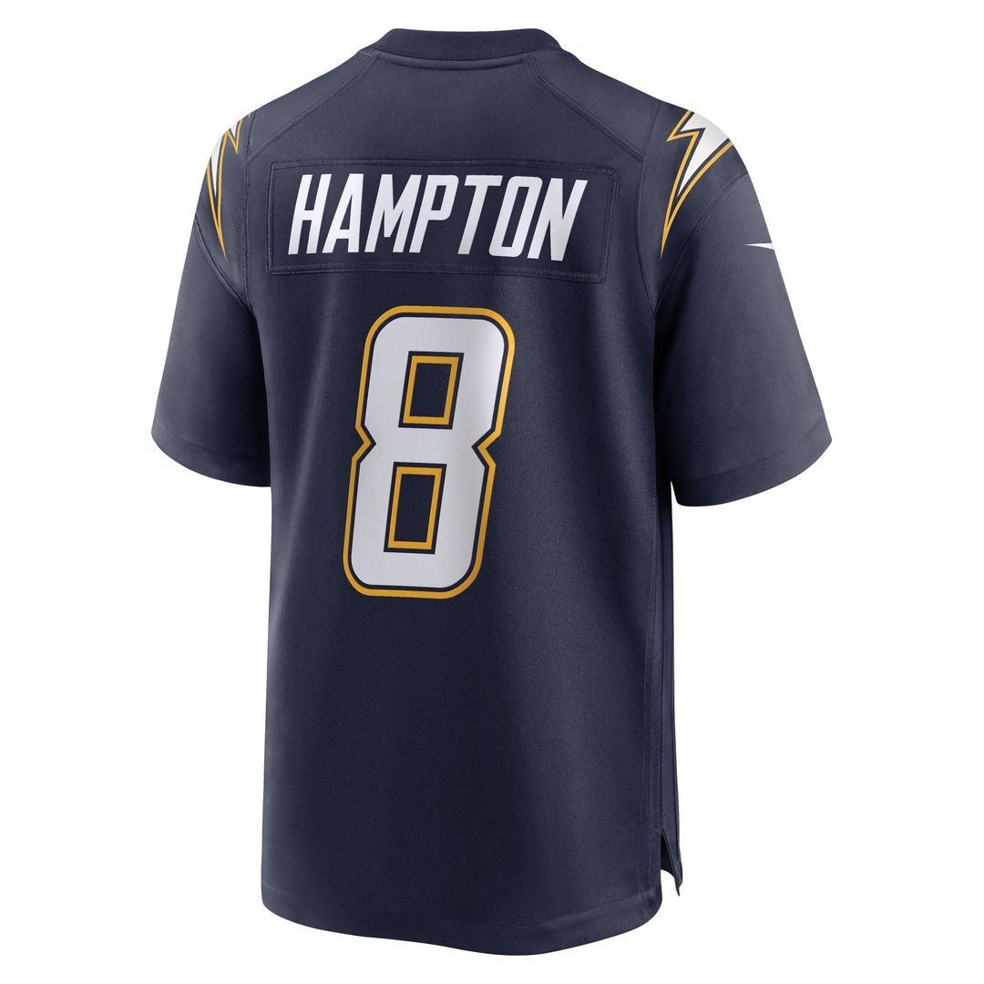 Omarion Hampton Los Angeles Chargers Nike Game Player Jersey - Powder Blue