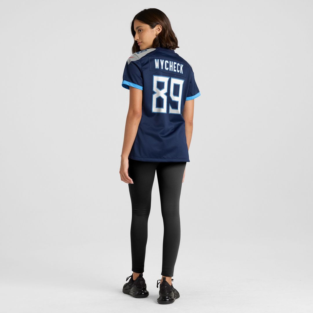 Frank Wycheck Tennessee Titans Nike Women's Game Retired Player Jersey - Navy