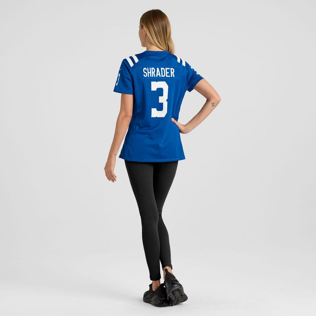 Spencer Shrader Indianapolis Colts Nike Women's Team Game Jersey -  Royal