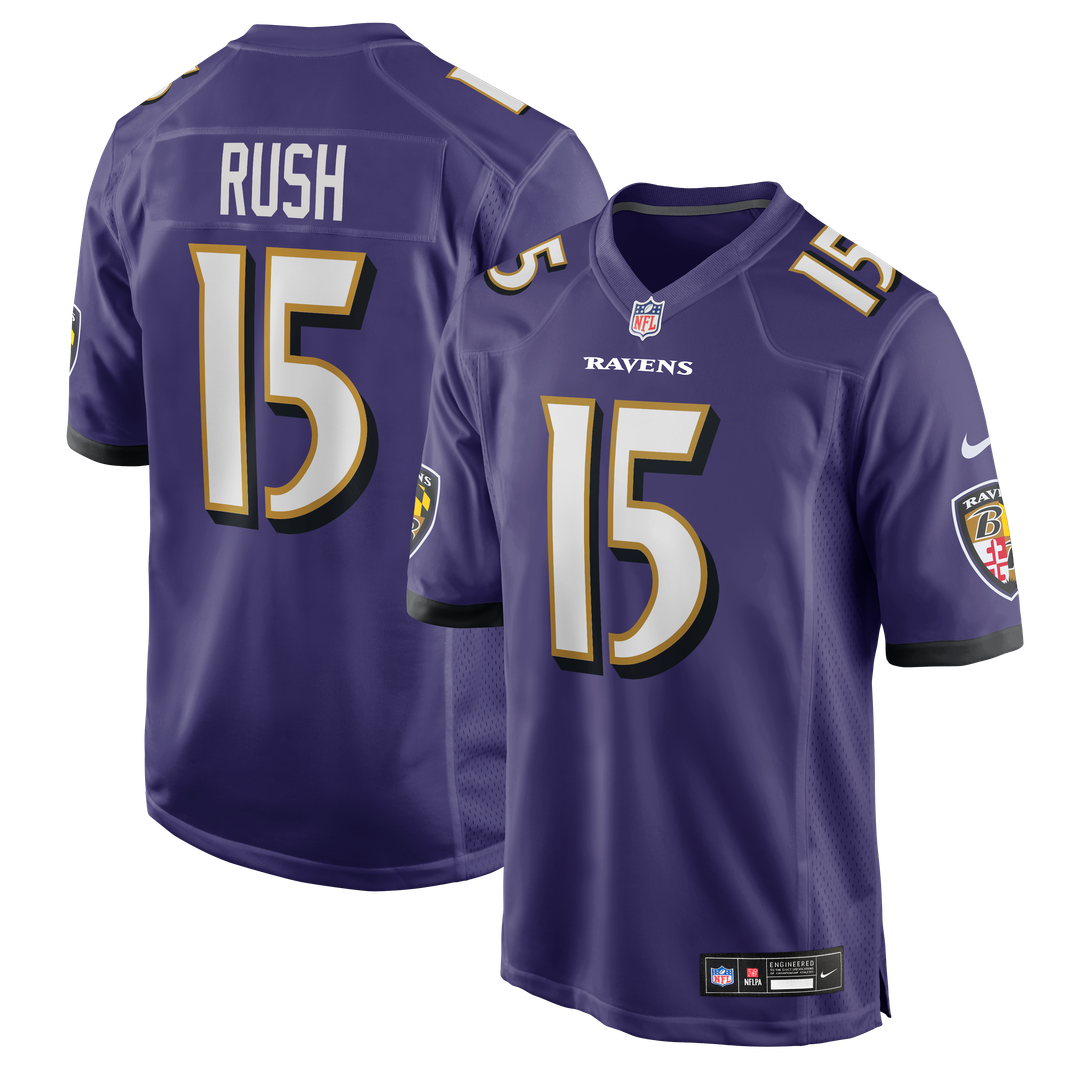 Cooper Rush Baltimore Ravens Nike Team Game Jersey -  Purple