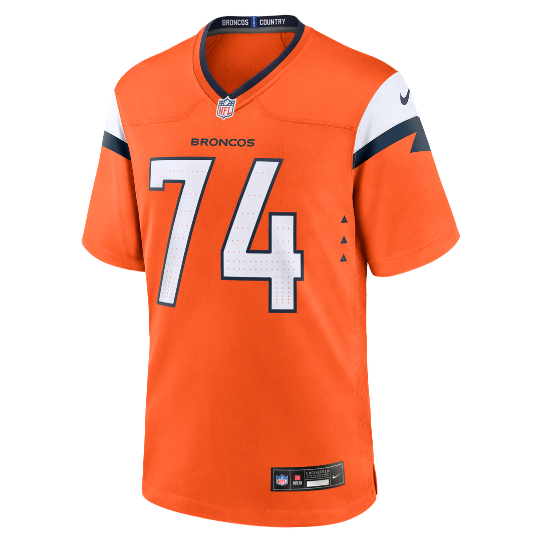 Ben Powers Denver Broncos Nike Team Game Jersey -  Orange