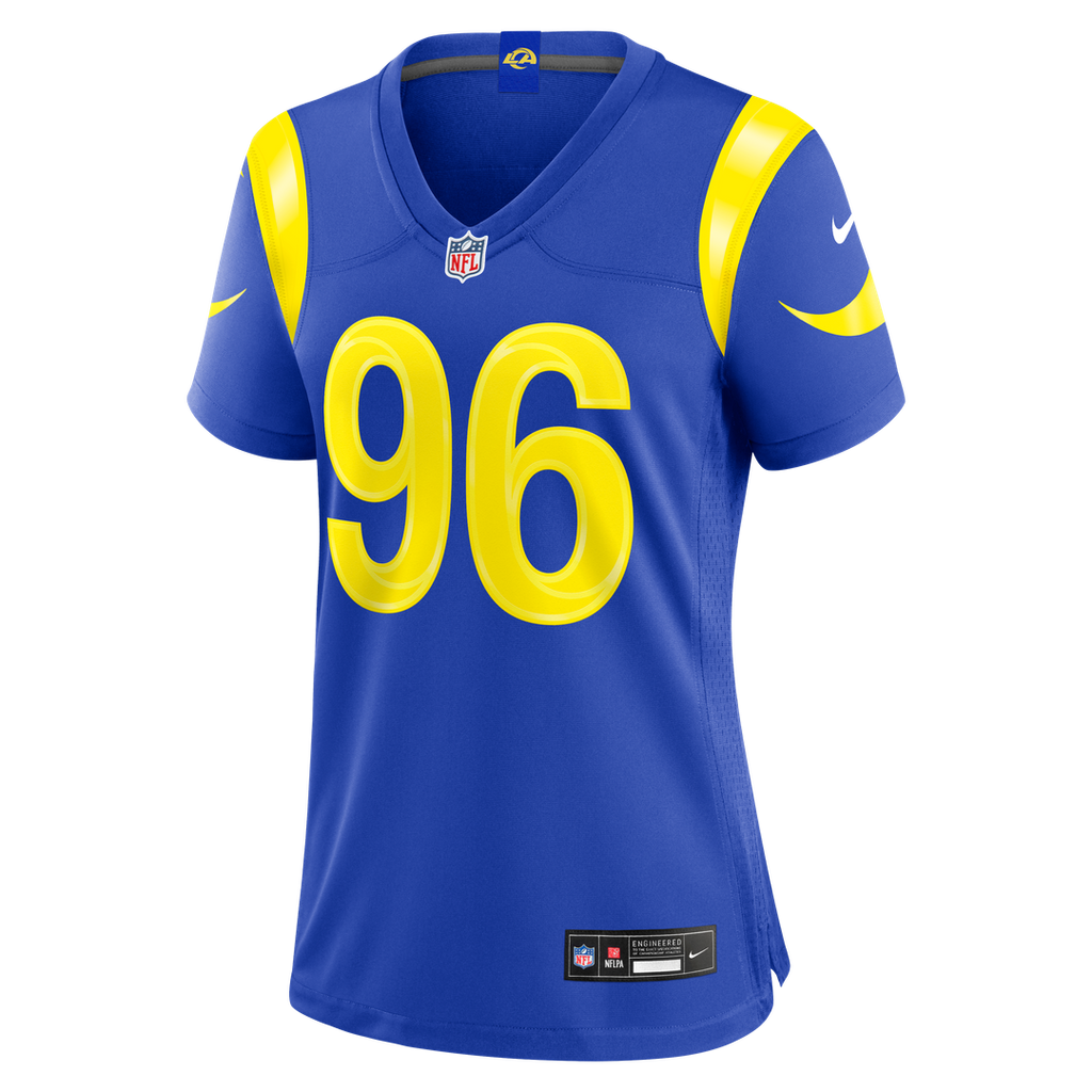 Tim Keenan III Los Angeles Rams Nike Women's Team Game Jersey - Royal
