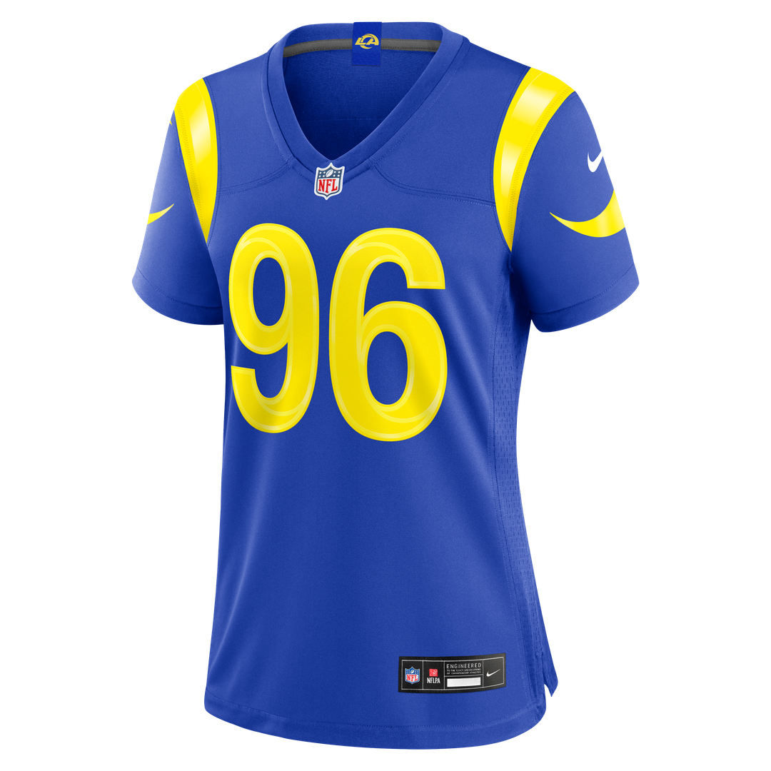 Tim Keenan III Los Angeles Rams Nike Women's Team Game Jersey - Royal