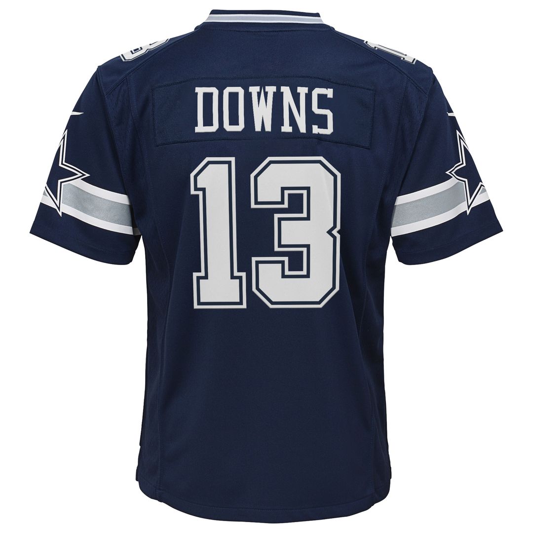 Caleb Downs Dallas Cowboys Nike Youth Team Game Jersey - Navy