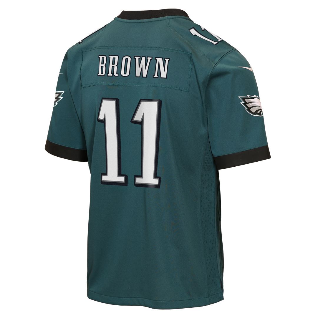 A.J. Brown Philadelphia Eagles Nike Youth Team Game Jersey - Midnight Green