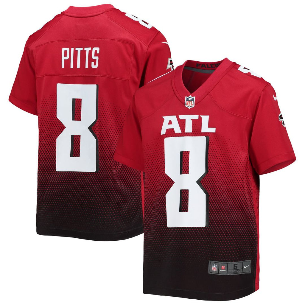 Kyle Pitts Sr. Atlanta Falcons Nike Youth Game Jersey - Red