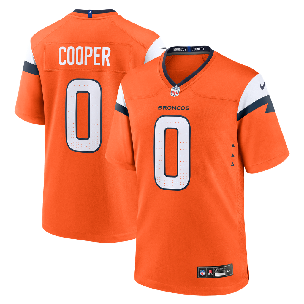 Jonathon Cooper Denver Broncos Nike Team Game Jersey -  Orange