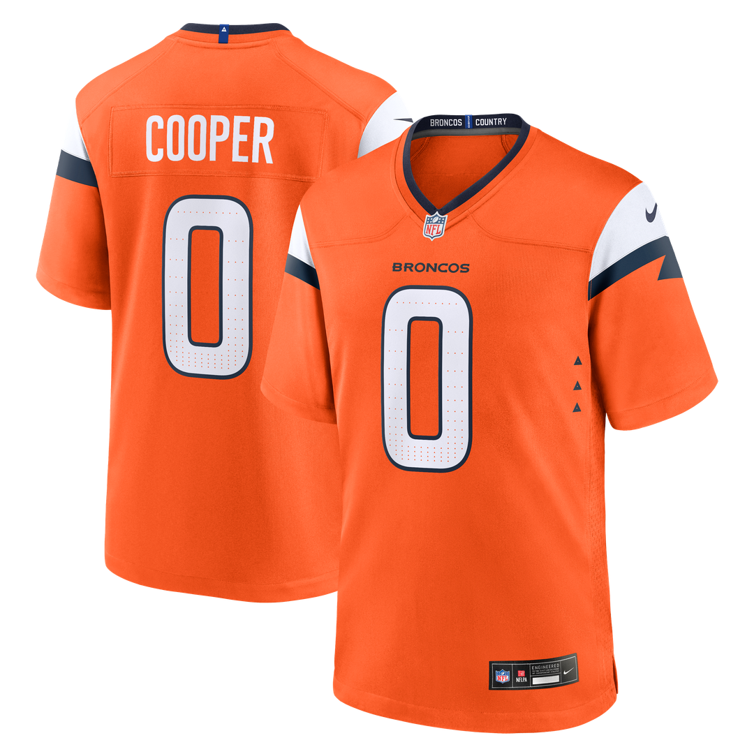 Jonathon Cooper Denver Broncos Nike Team Game Jersey -  Orange