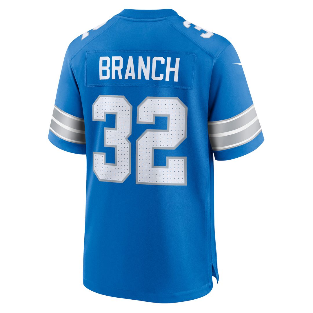 Brian Branch Detroit Lions Nike Alternate Game Jersey - Black