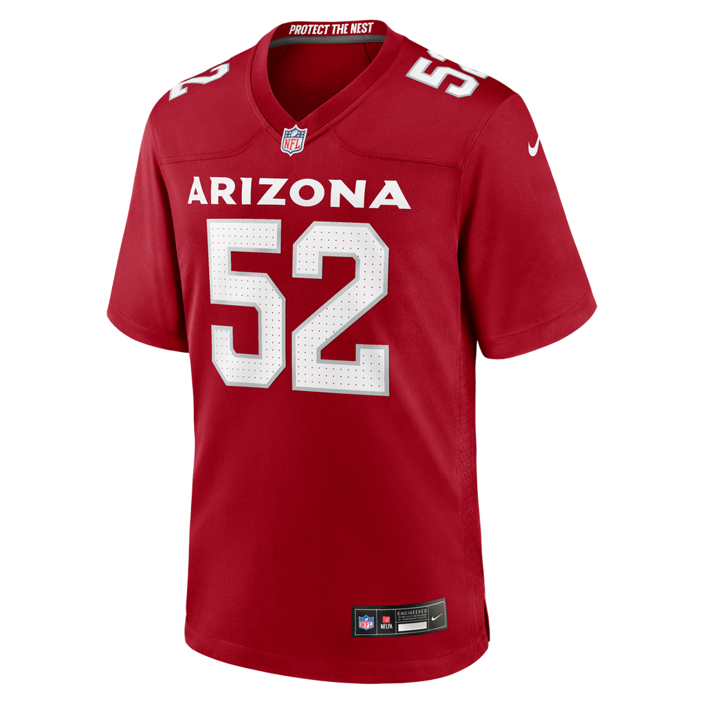 Jordan Burch Arizona Cardinals Nike Team Game Jersey -  Cardinal