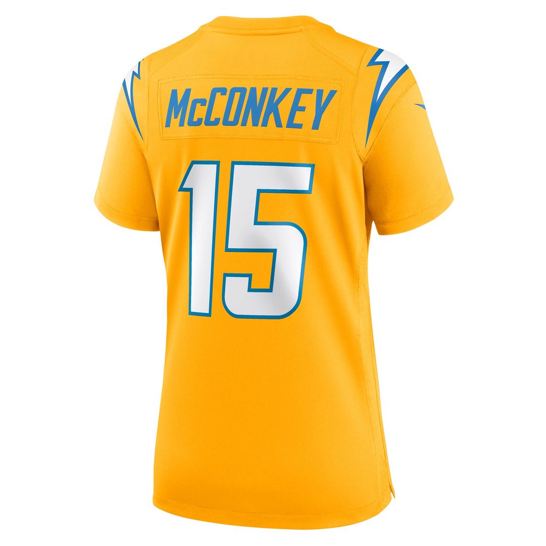 Ladd McConkey Los Angeles Chargers Nike Women's Alternate Super Chargers Game Jersey - Navy