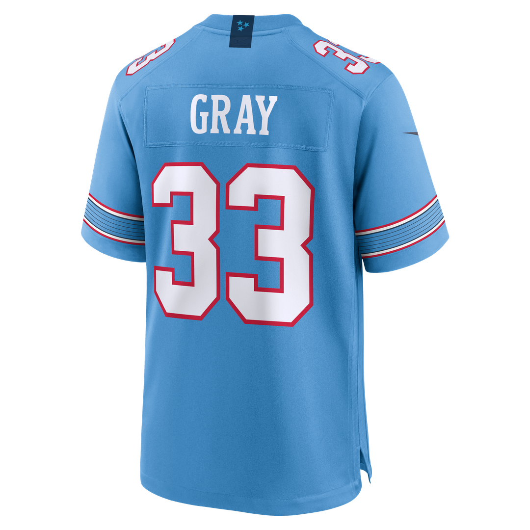 Cedric Gray Tennessee Titans Nike Game Jersey - Light Blue