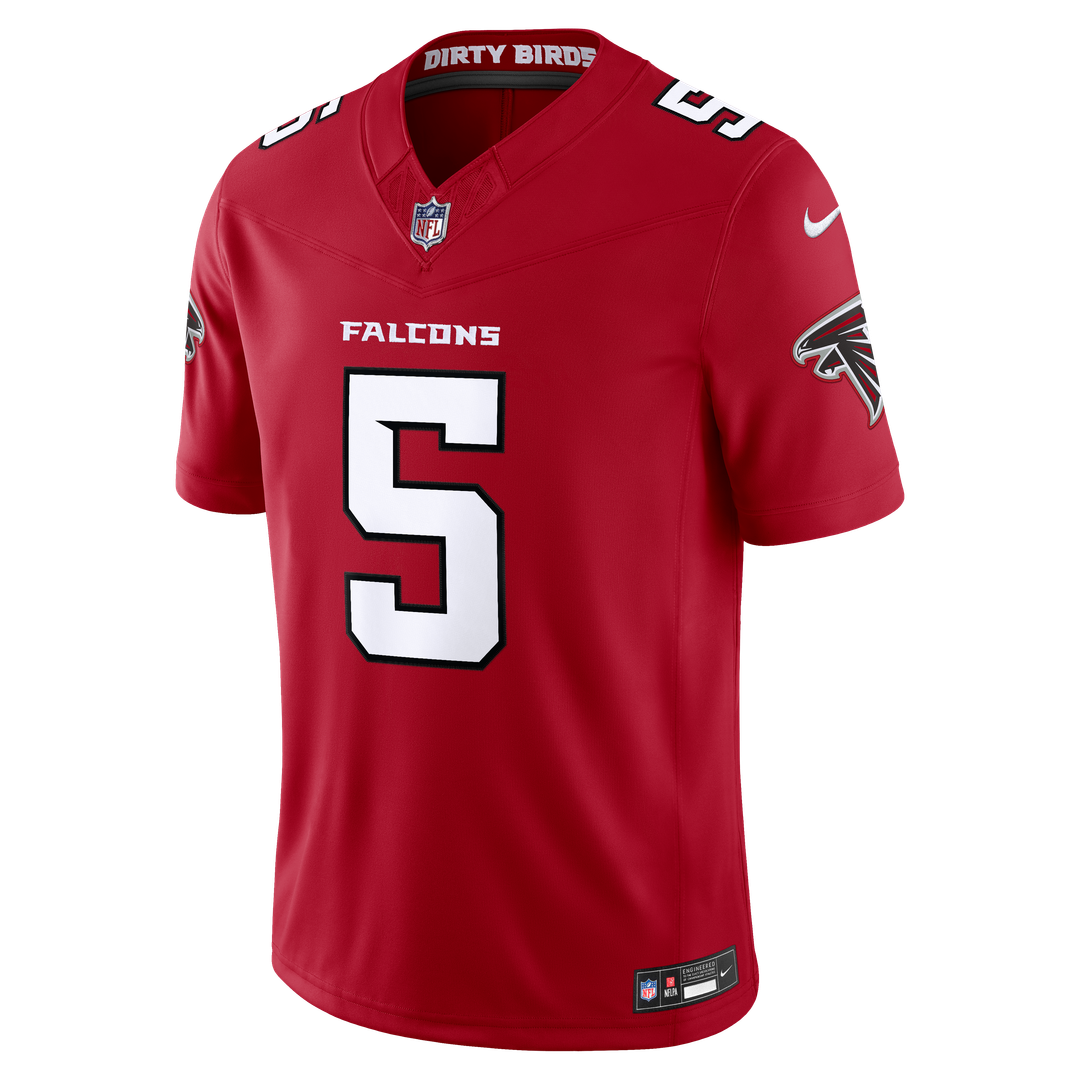 Drake London Atlanta Falcons Nike Vapor F.U.S.E. Stitched Limited Jersey - Red