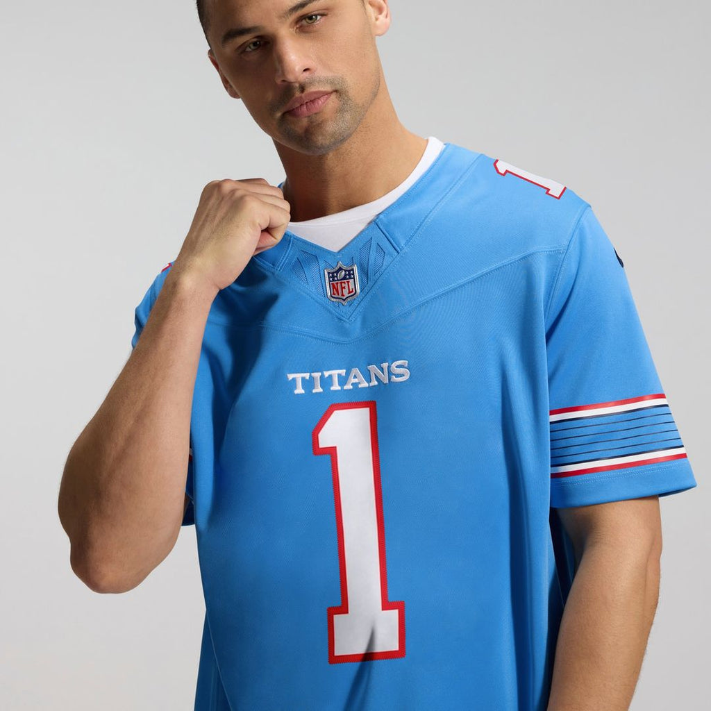 Cameron Ward Tennessee Titans Nike Vapor F.U.S.E. Stitched Limited Jersey - White