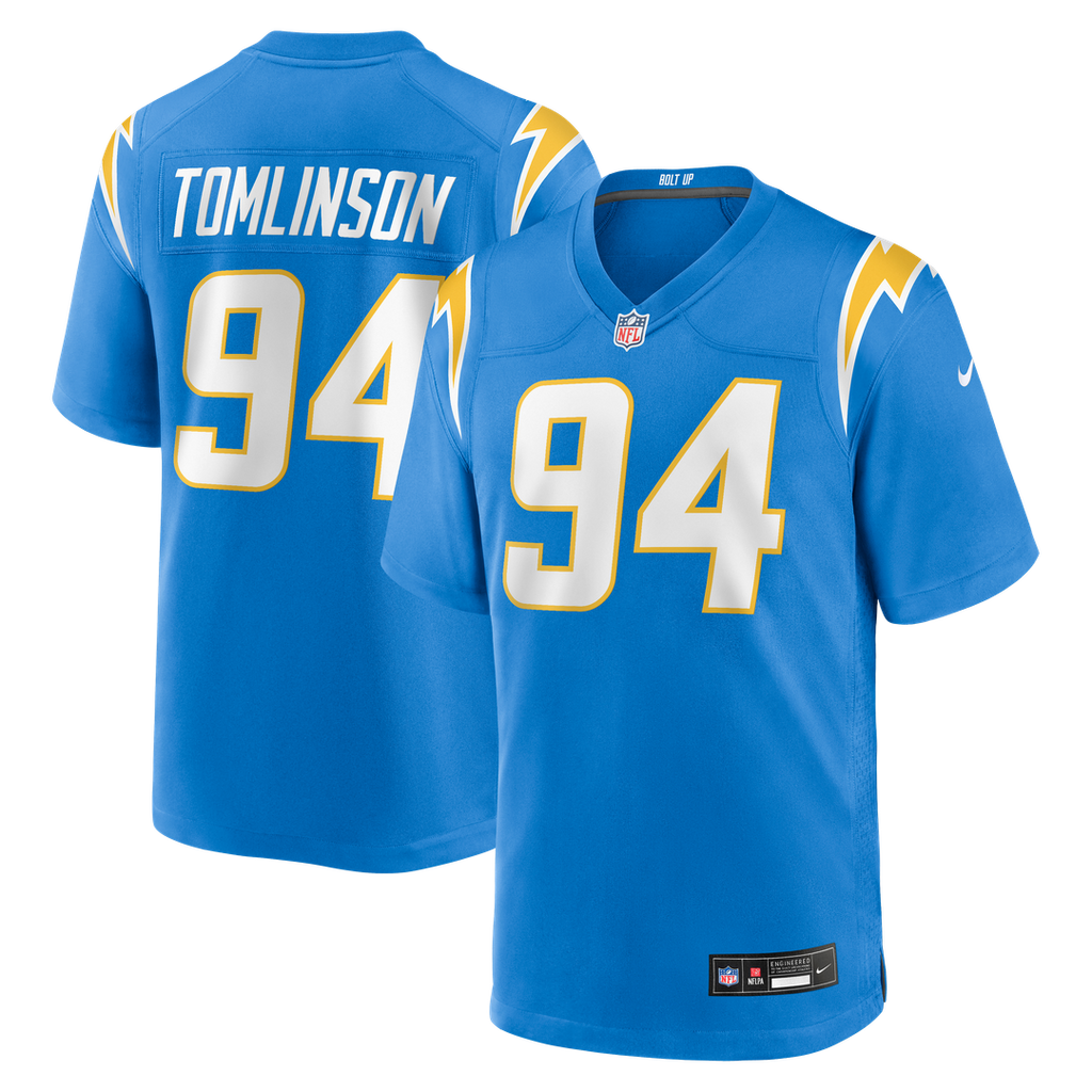 Dalvin Tomlinson Los Angeles Chargers Nike Team Game Jersey -  Powder Blue
