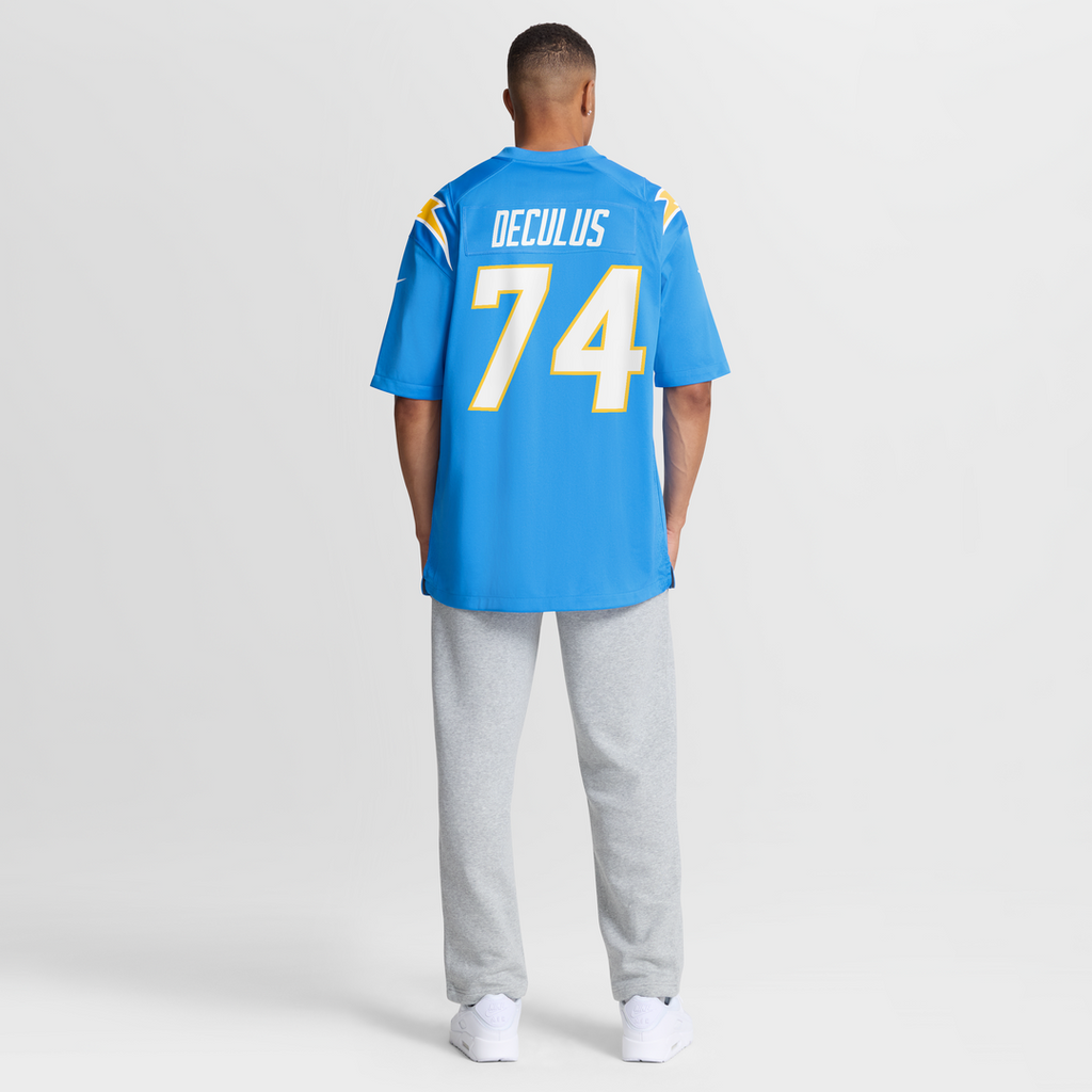 Austin Deculus Los Angeles Chargers Nike Team Game Jersey -  Powder Blue