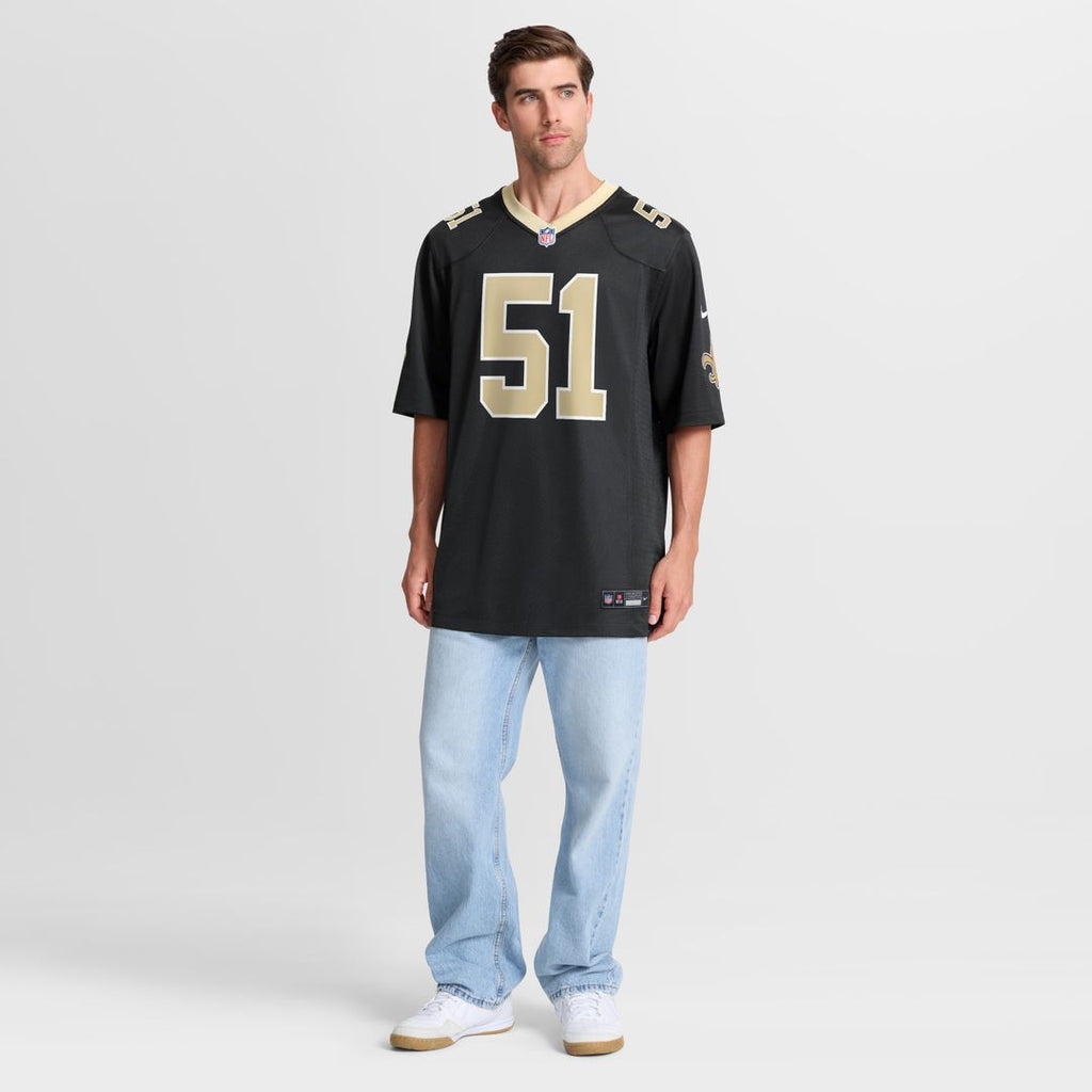 Cesar Ruiz New Orleans Saints Nike Player Game Jersey - Black
