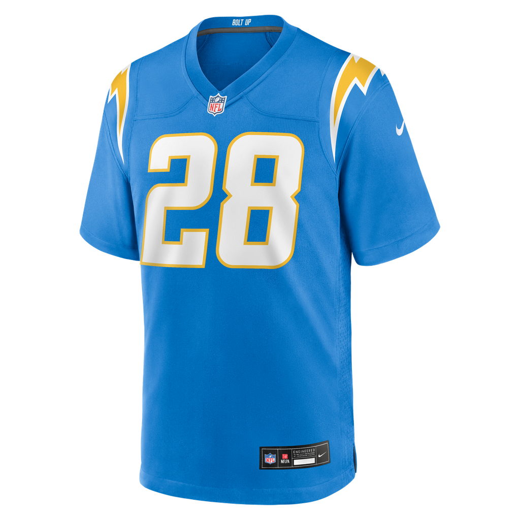 Isaiah Spiller Los Angeles Chargers Nike Game Jersey - Powder Blue
