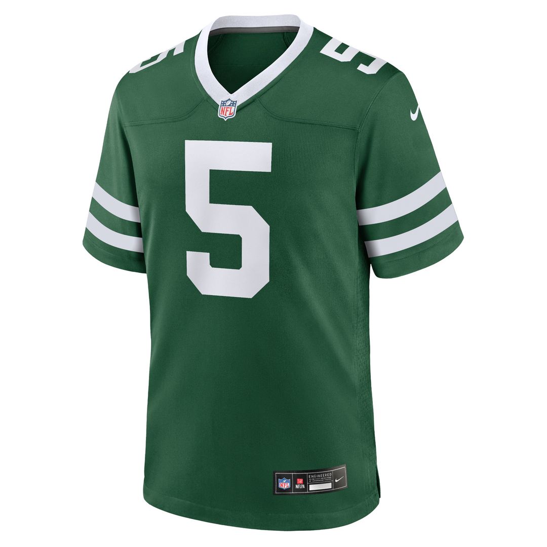 Garrett Wilson New York Jets Nike Alternate Game Jersey - Legacy Black