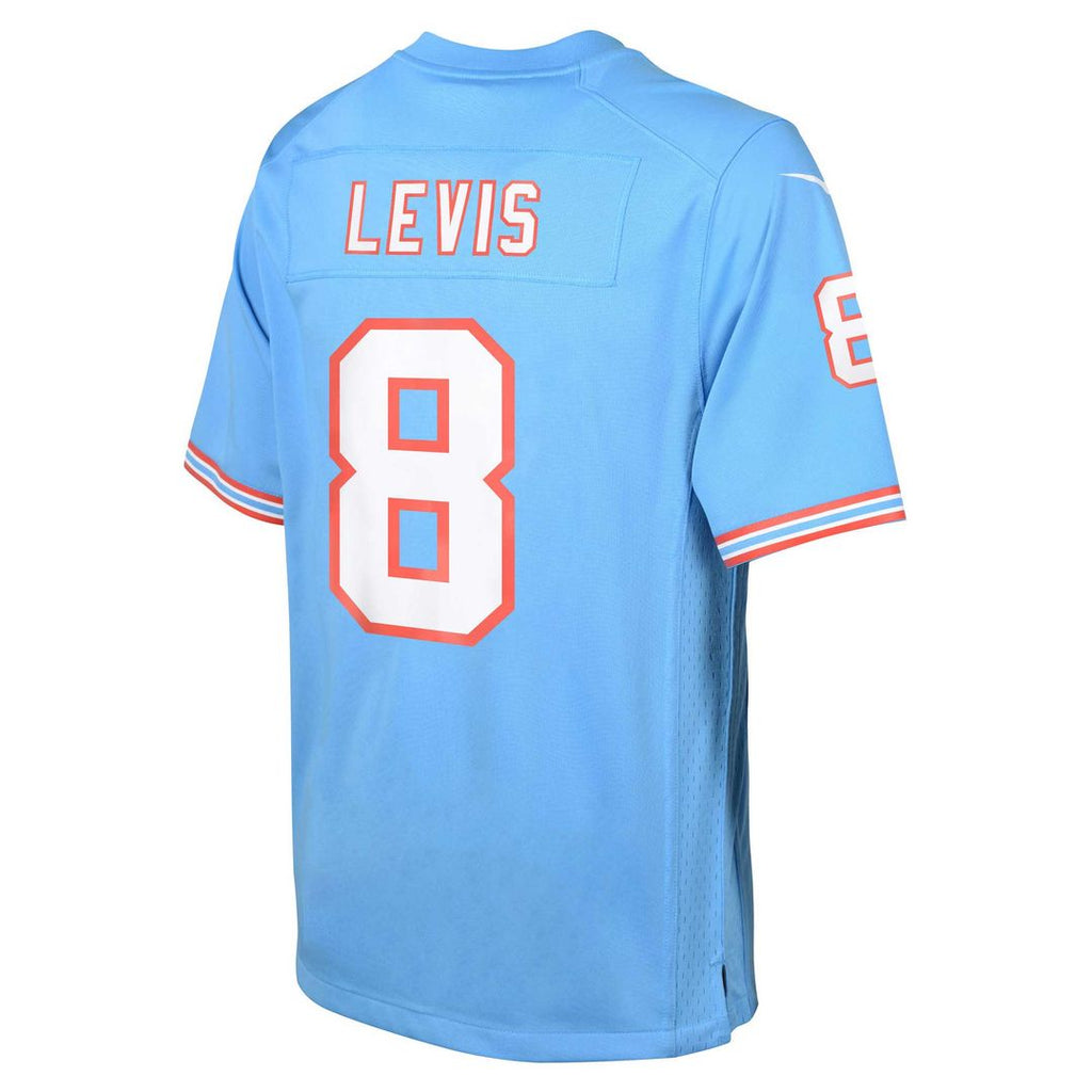 Will Levis Tennessee Titans Nike Youth Game Jersey - Light Blue
