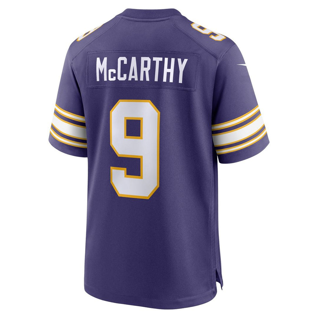 J.J. McCarthy Minnesota Vikings Nike Game Jersey -  White