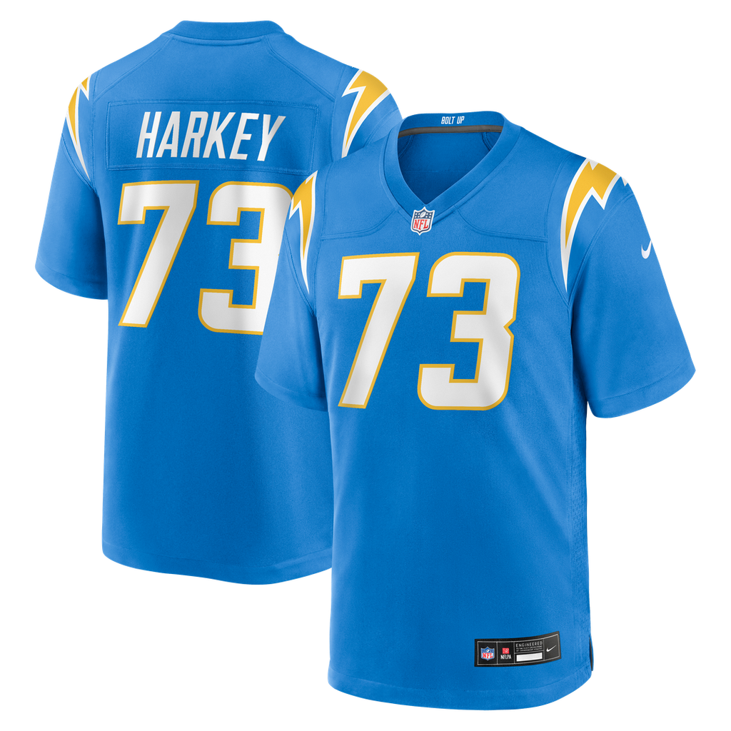 Alex Harkey Los Angeles Chargers Nike Team Game Jersey - Powder Blue