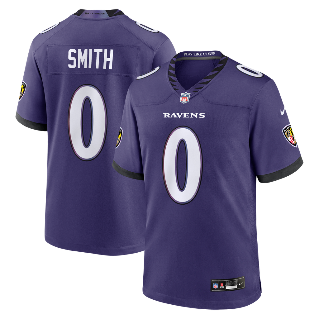 Roquan Smith Baltimore Ravens Nike Team Game Jersey - Purple