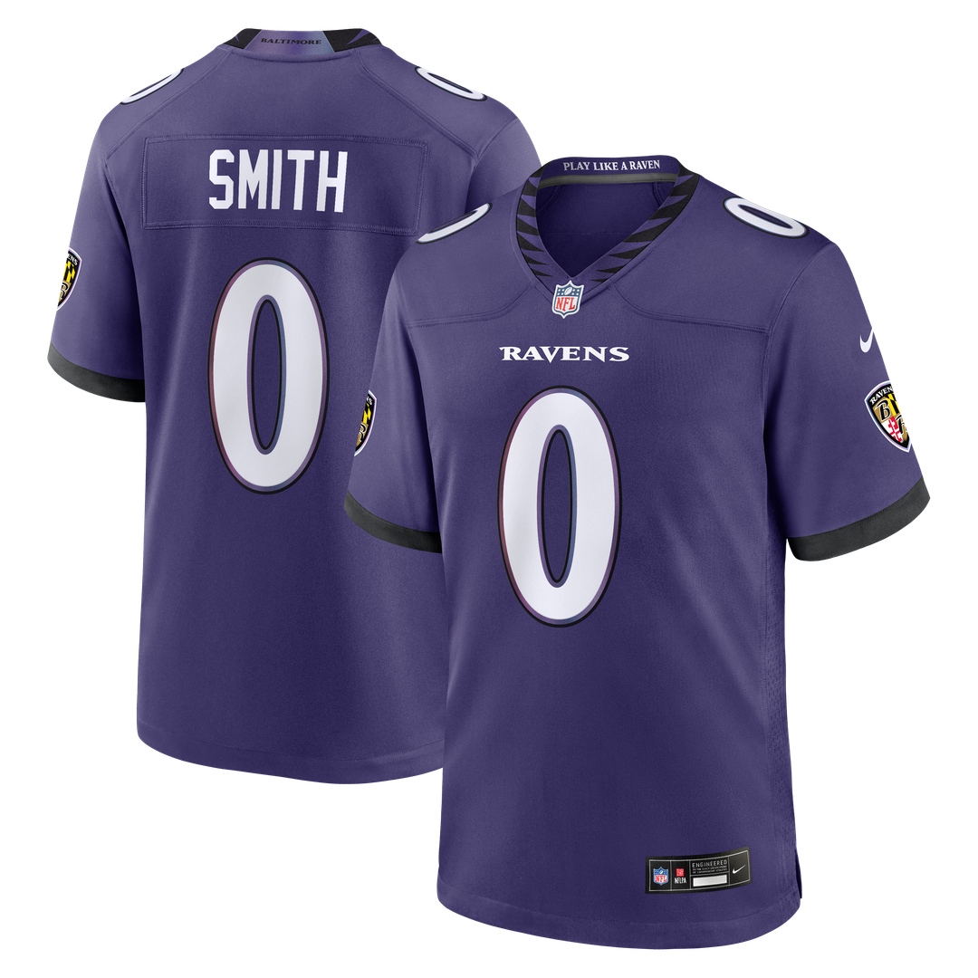 Roquan Smith Baltimore Ravens Nike Team Game Jersey - Purple