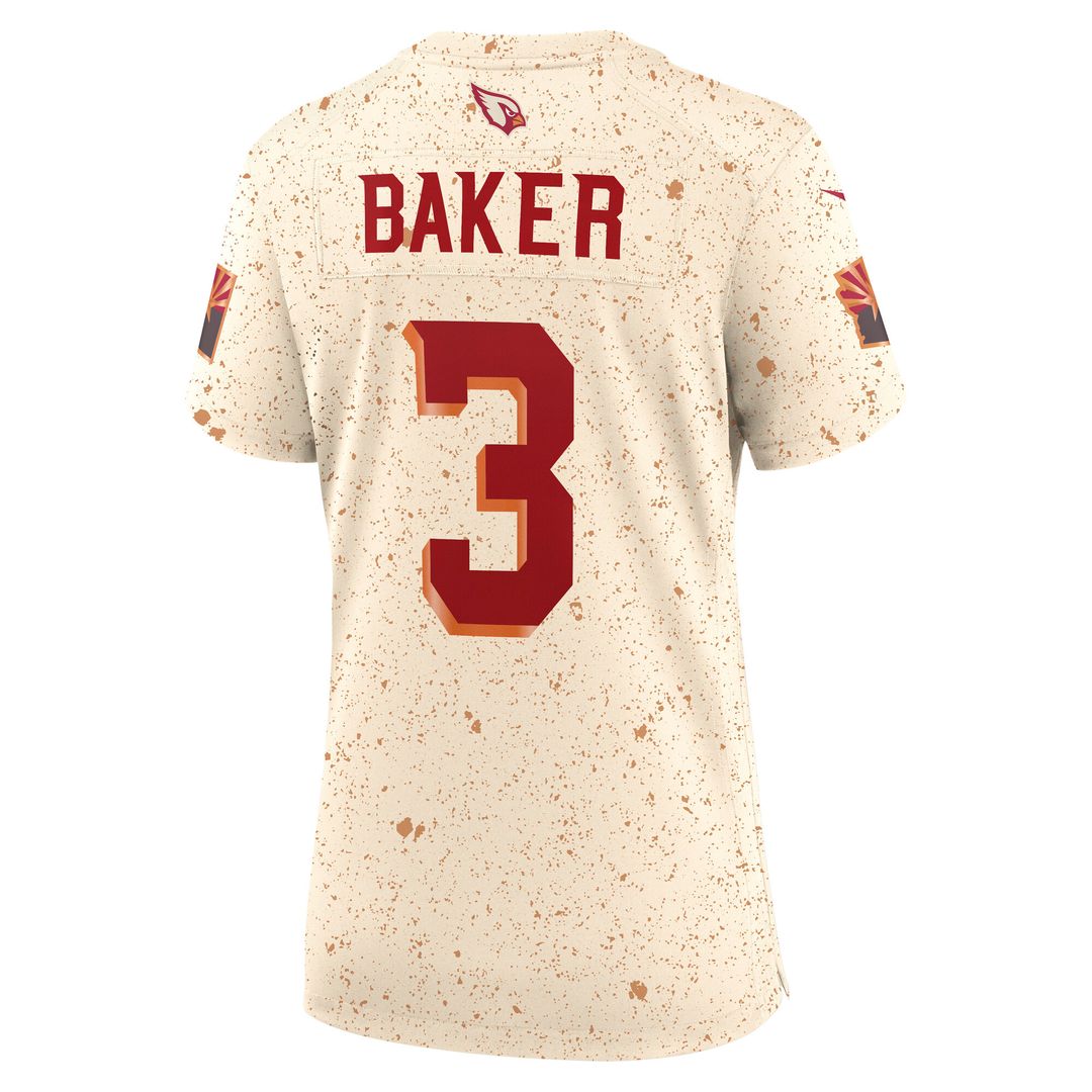 Budda Baker Arizona Cardinals Nike Women's 2025 Rivalries Collection Game Jersey - Natural