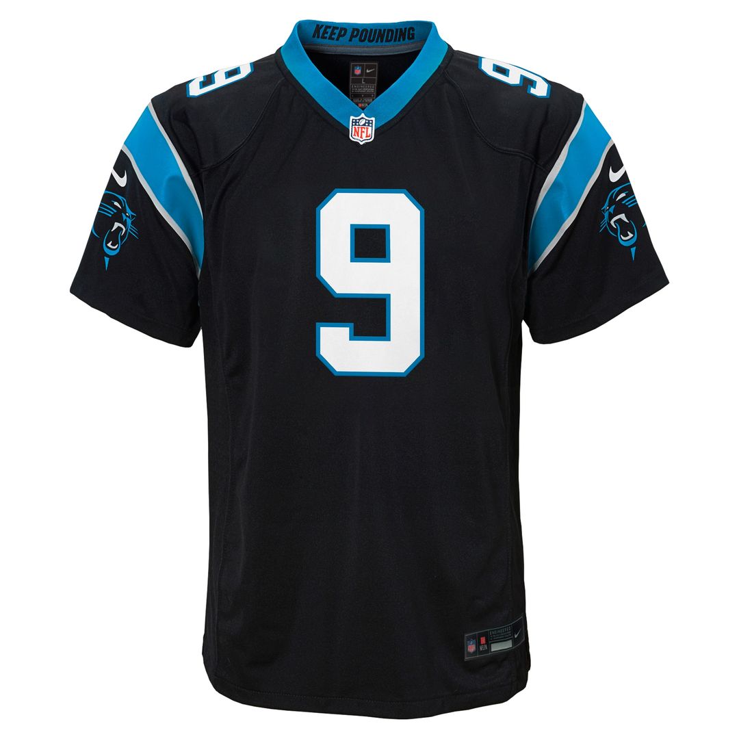 Bryce Young Carolina Panthers Nike Youth Game Jersey - Black