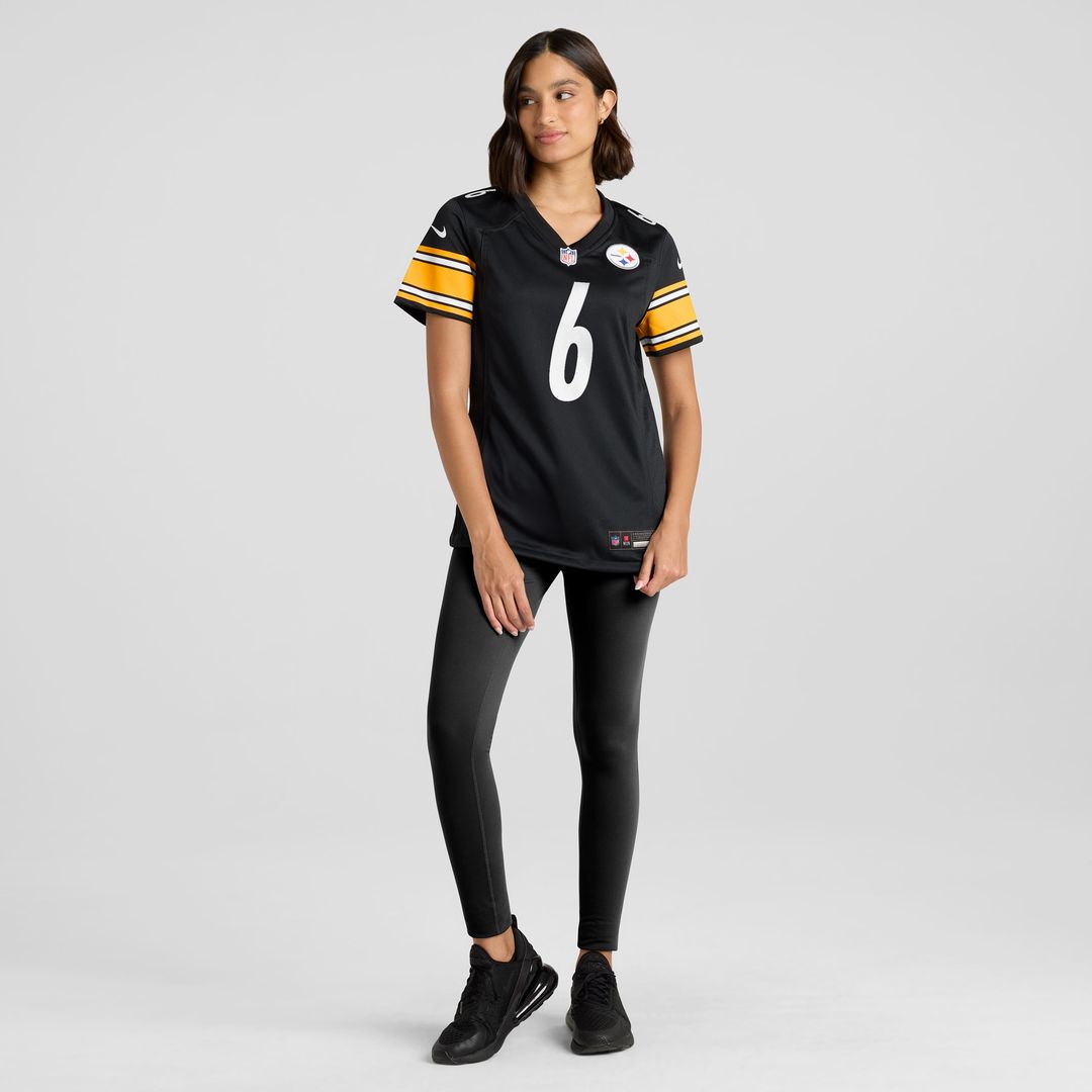 Patrick Queen Pittsburgh Steelers Nike Women's Game Player Jersey - Black