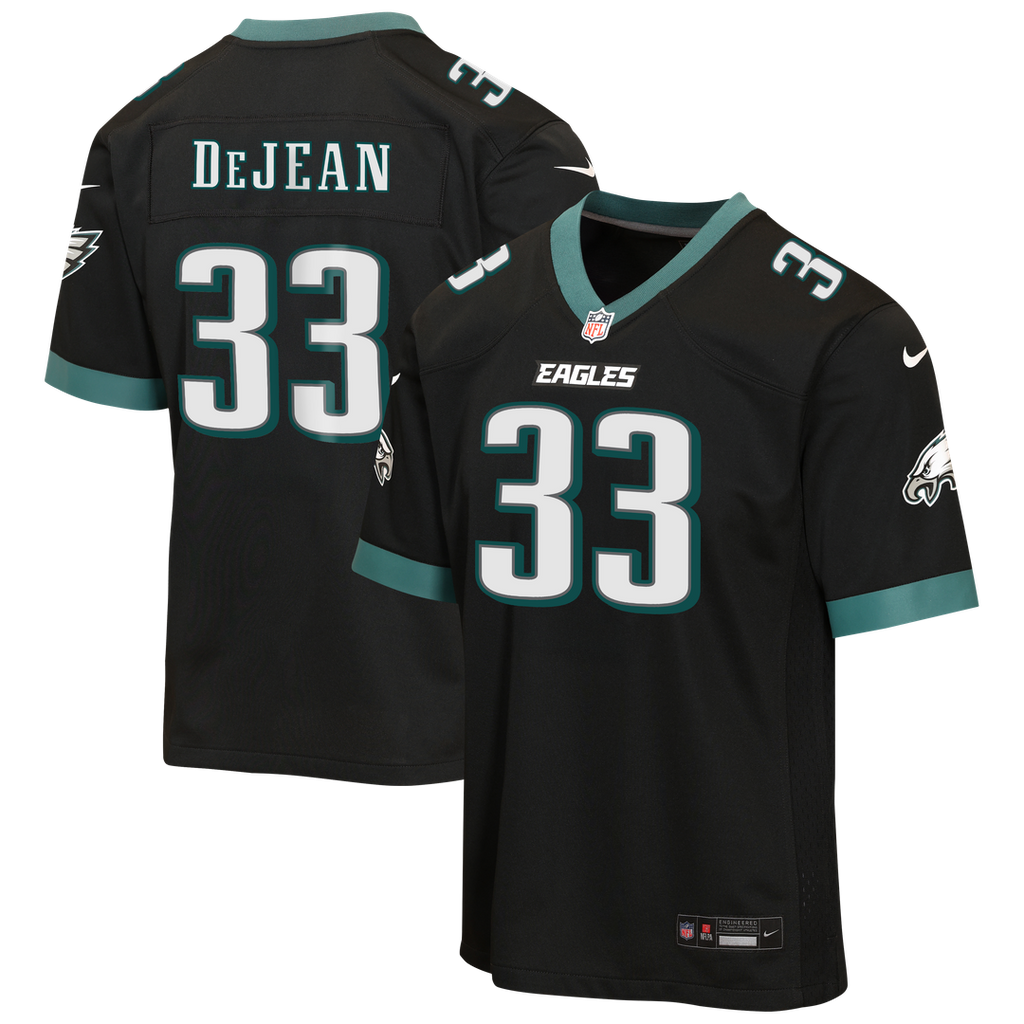 Cooper DeJean Philadelphia Eagles Nike Youth Alternate Game Jersey - Black