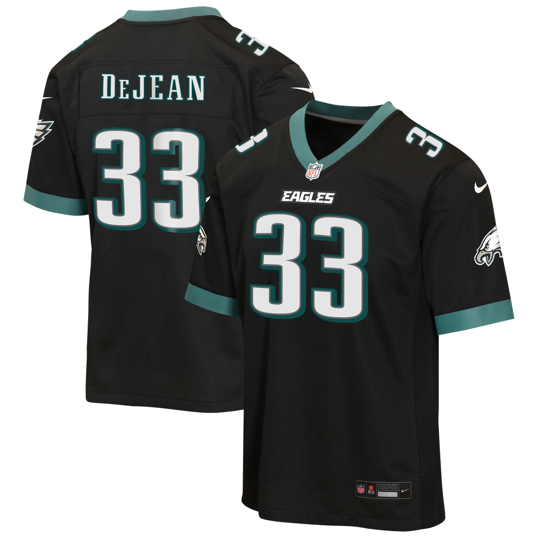 Cooper DeJean Philadelphia Eagles Nike Youth Alternate Game Jersey - Black
