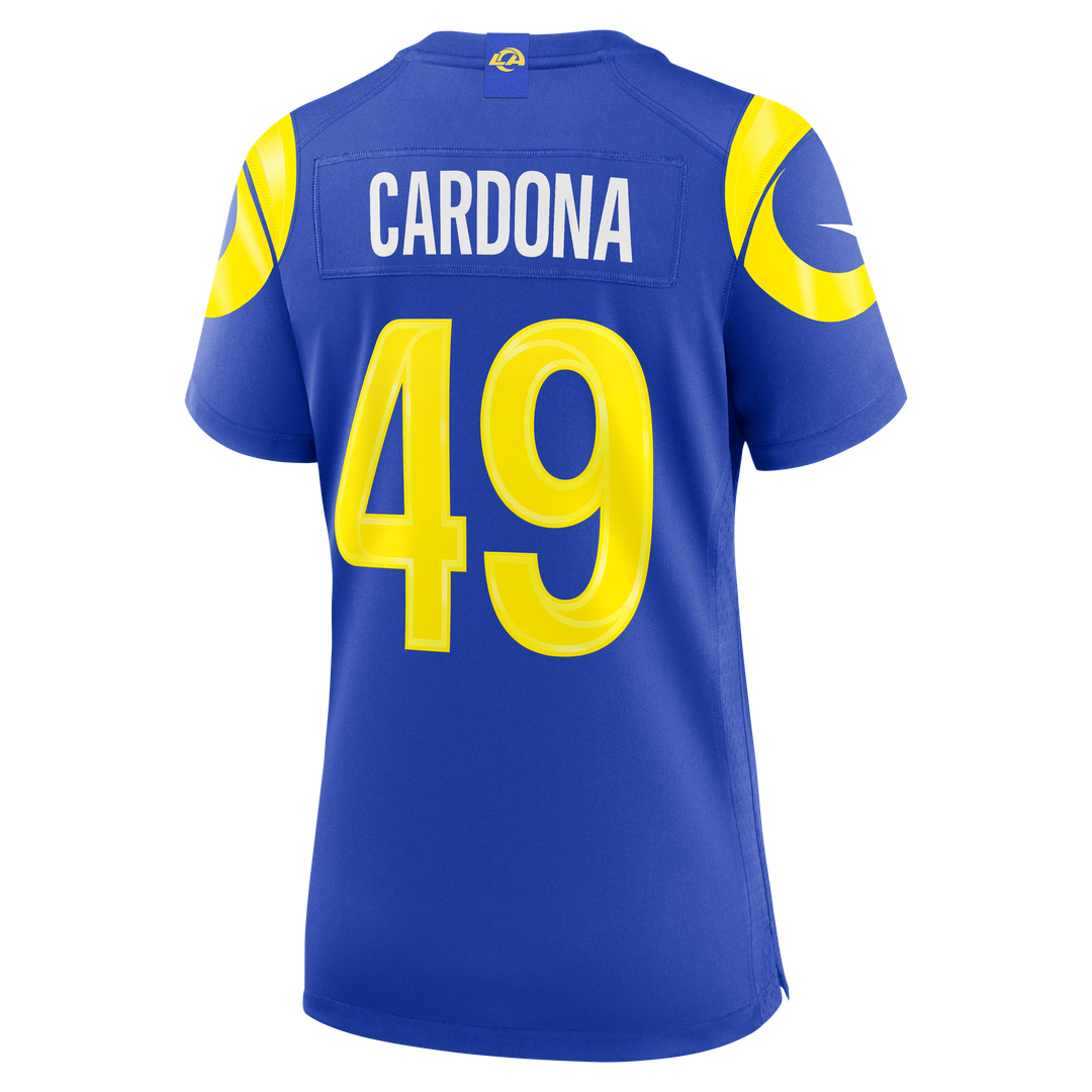 Joe Cardona Los Angeles Rams Nike Women's Team Game Jersey -  Royal